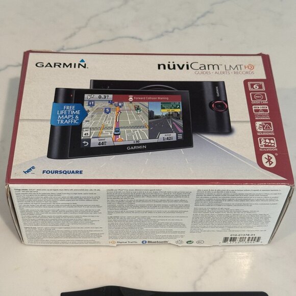 GARMIN NuviCam LMTHD Navigation 6" Screen GPS Dash Cam Bluetooth - Picture 1 of 7